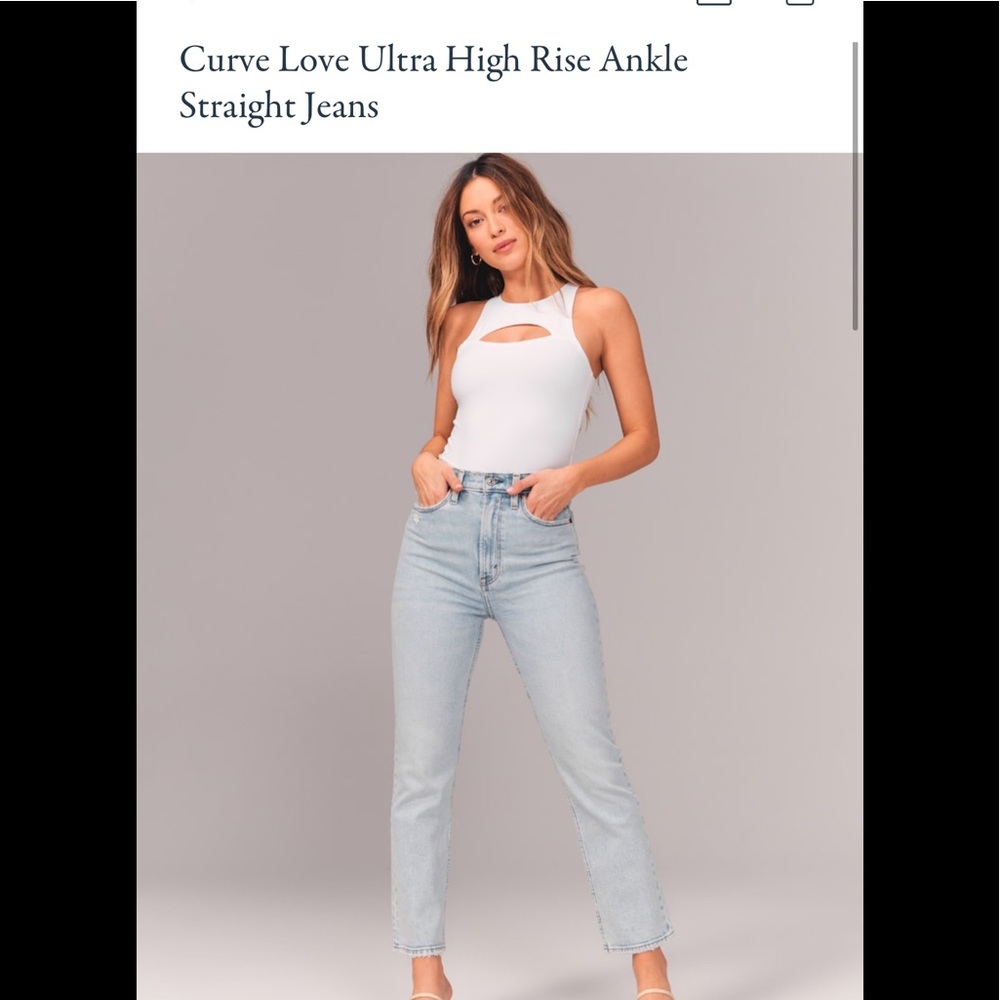 Abercrombie and Fitch ankle straight jeans